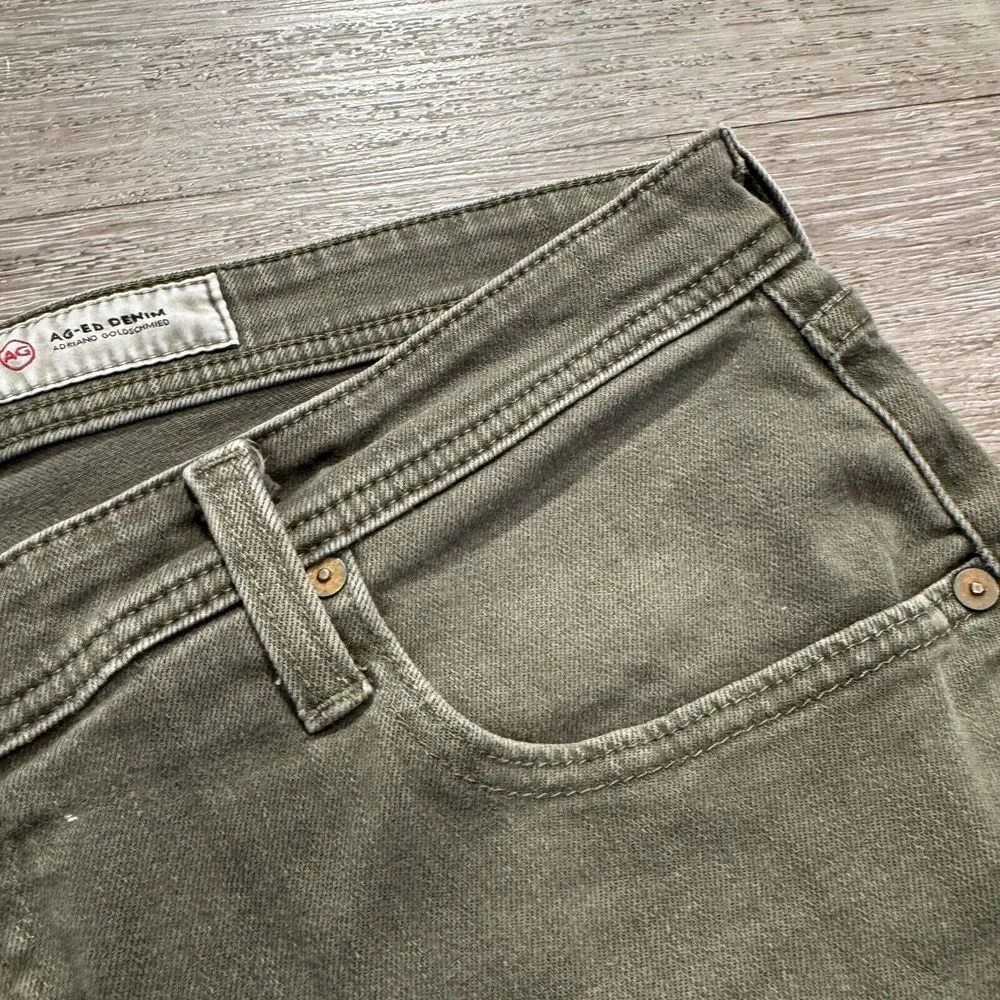 AG Adriano Goldschmied Jeans Mens 38 Gray Denim The Matchbox Slim Straight 38x29